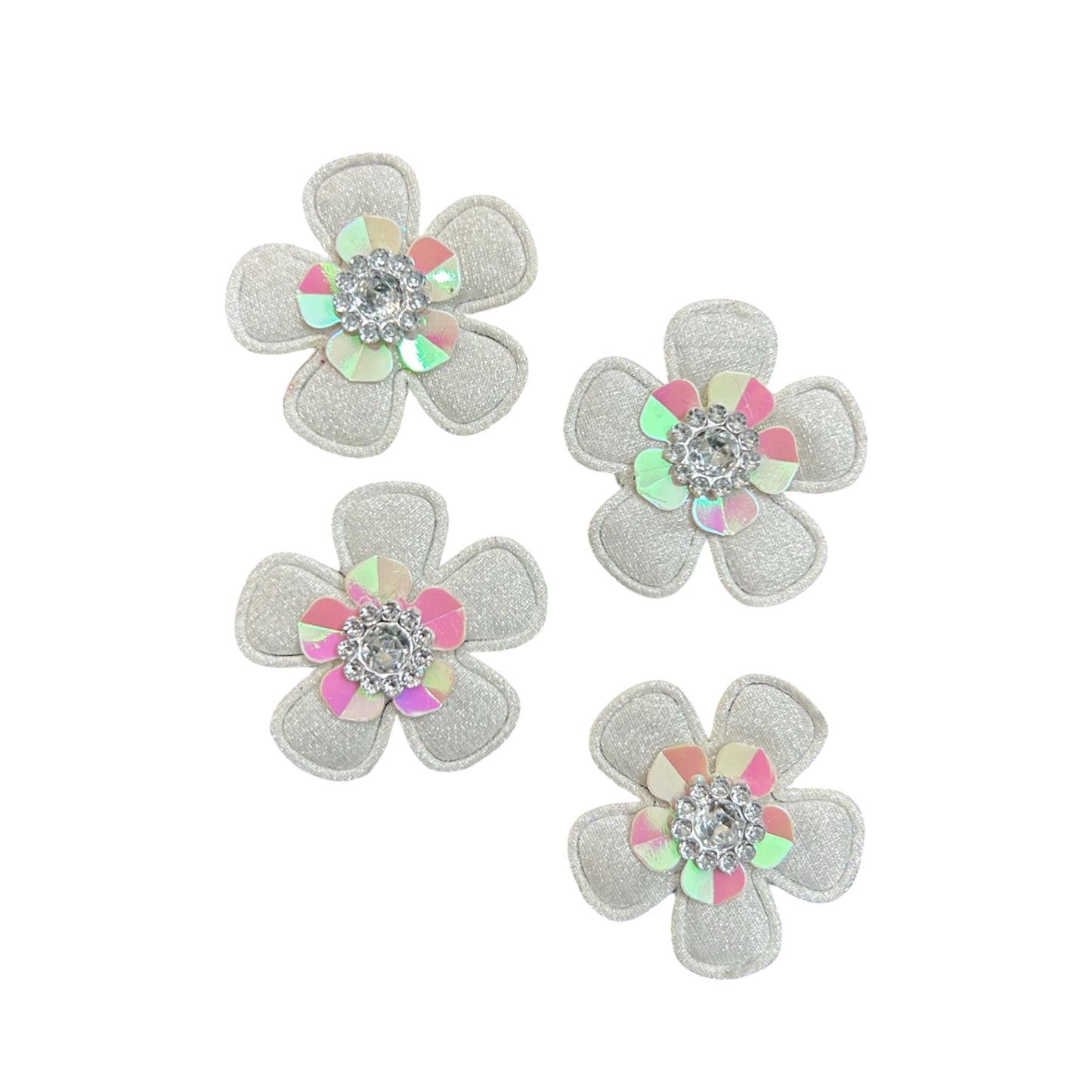Fabric Flowers Patch (Pack of 5)