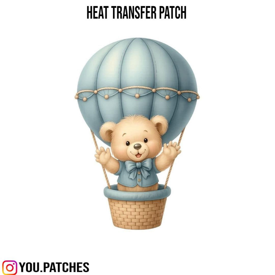 Heat Transfer Bear Patch