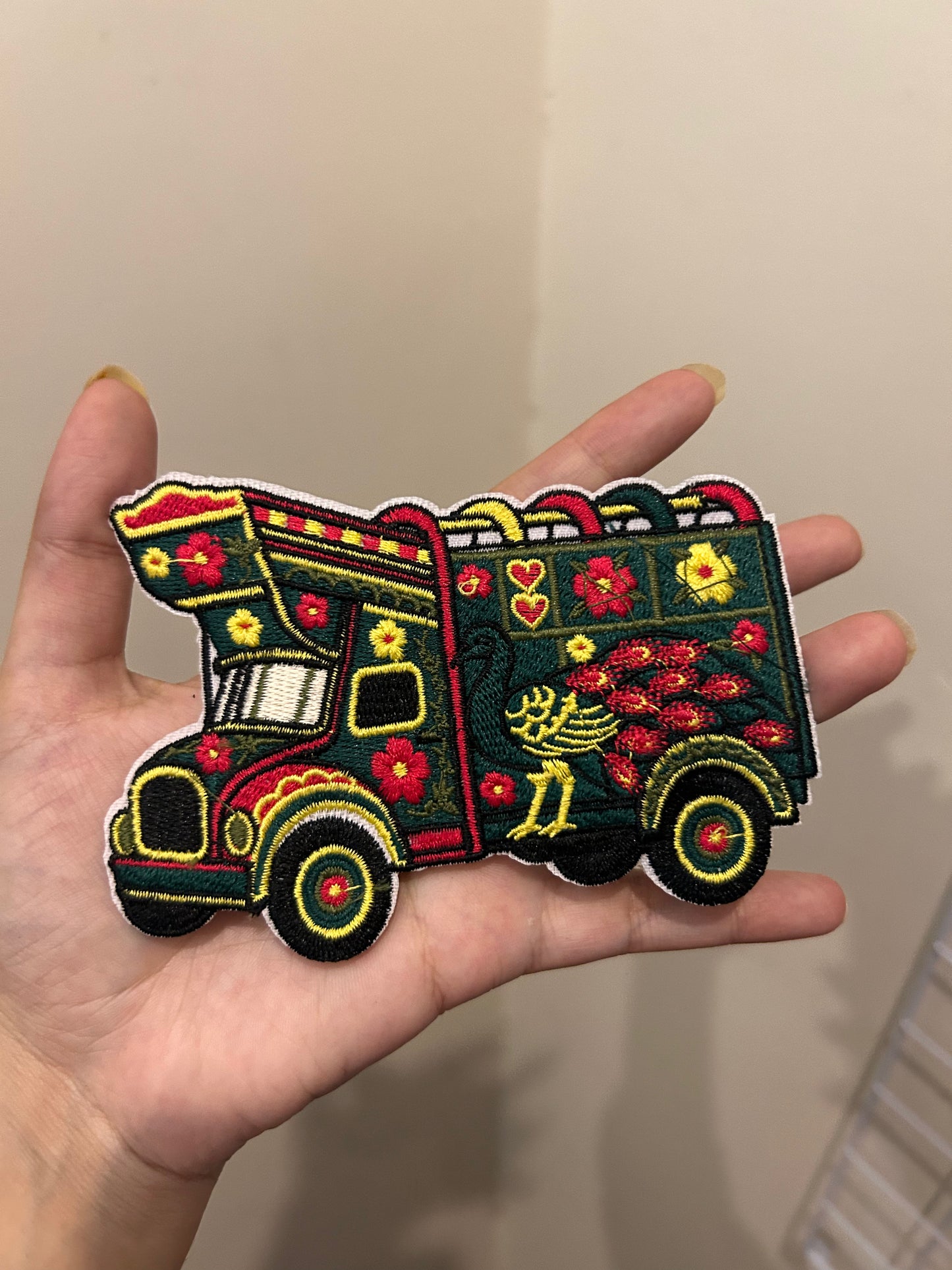 Embroided Iron On Truck Patch