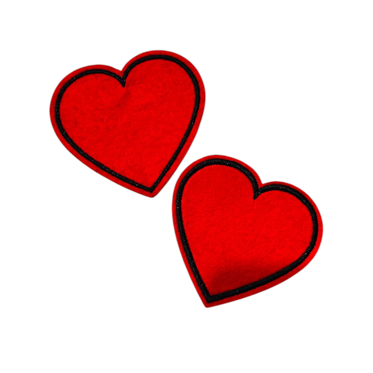 Embroided Hearts Patch (Pack of 2)