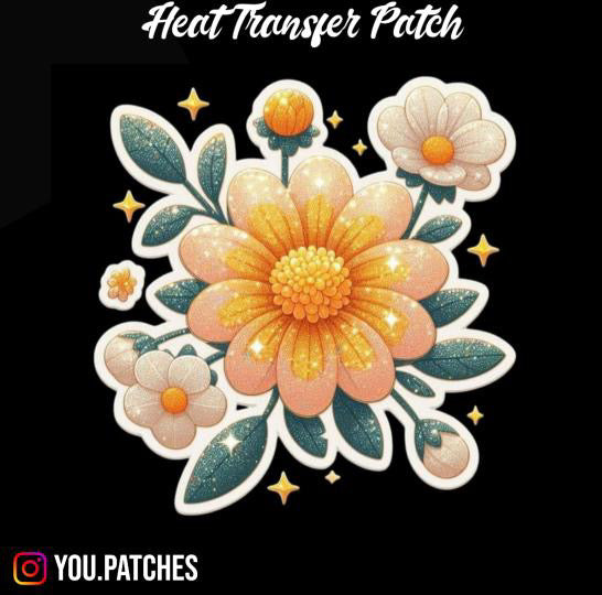 Heat Transfer Flower Patch