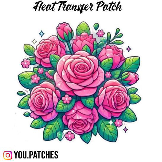 Heat Transfer Flower Patch