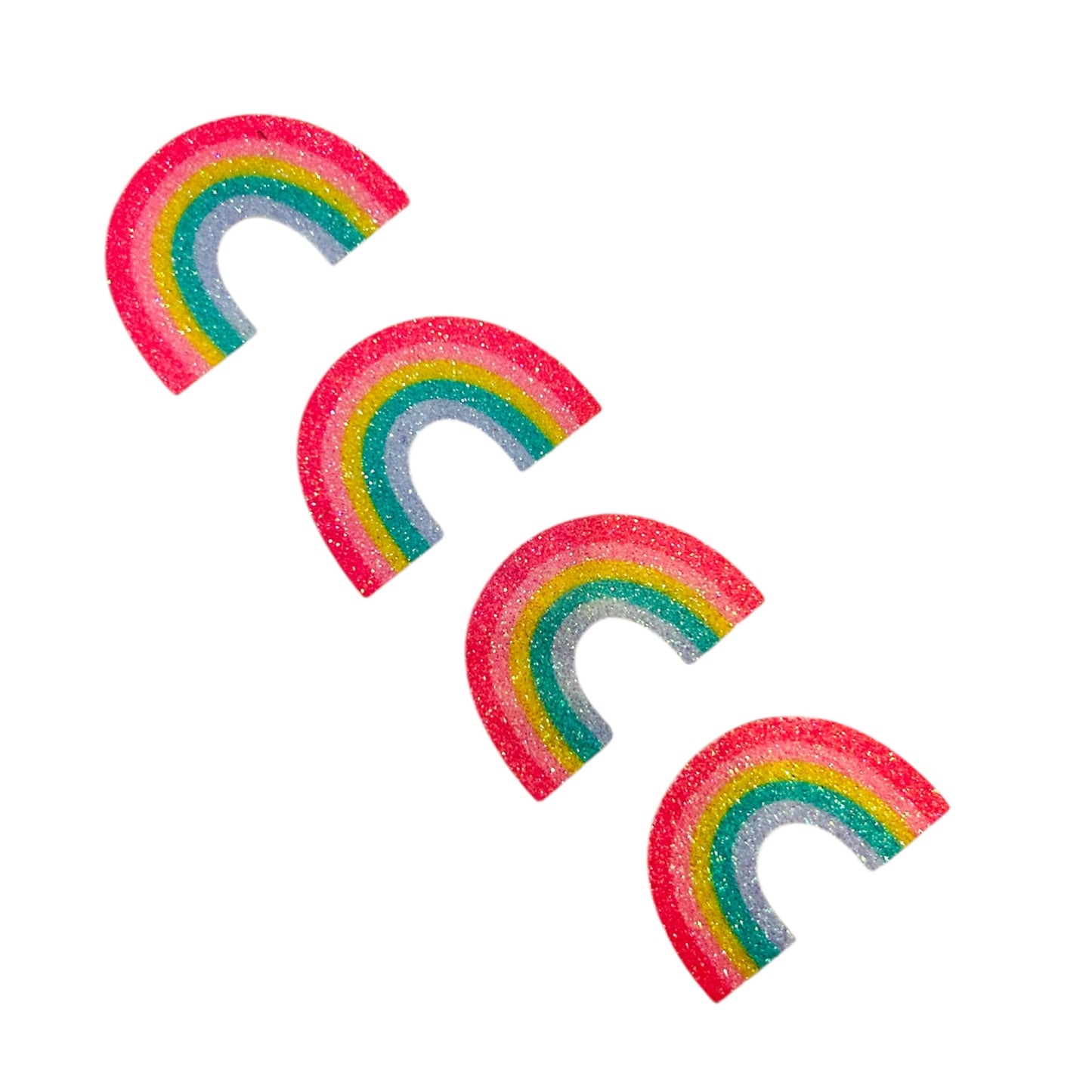 Glittery Rainbow Patch (Pack of 4)