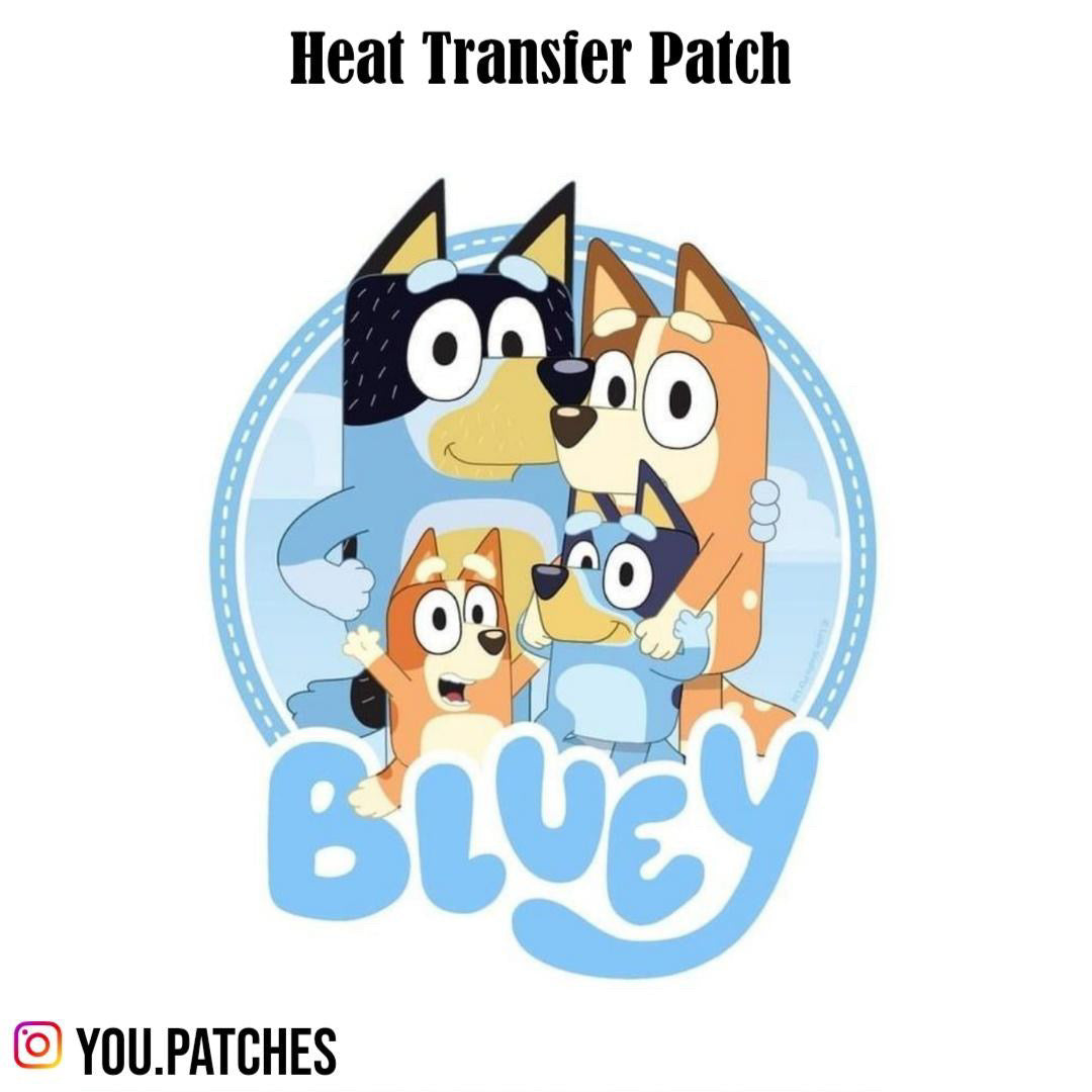 Heat Transfer Bluey Patch