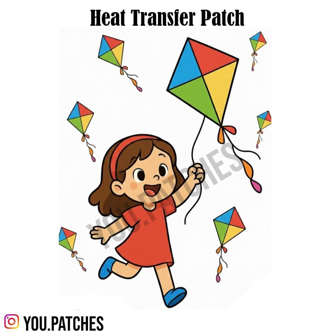 Heat Transfer Girl Patch