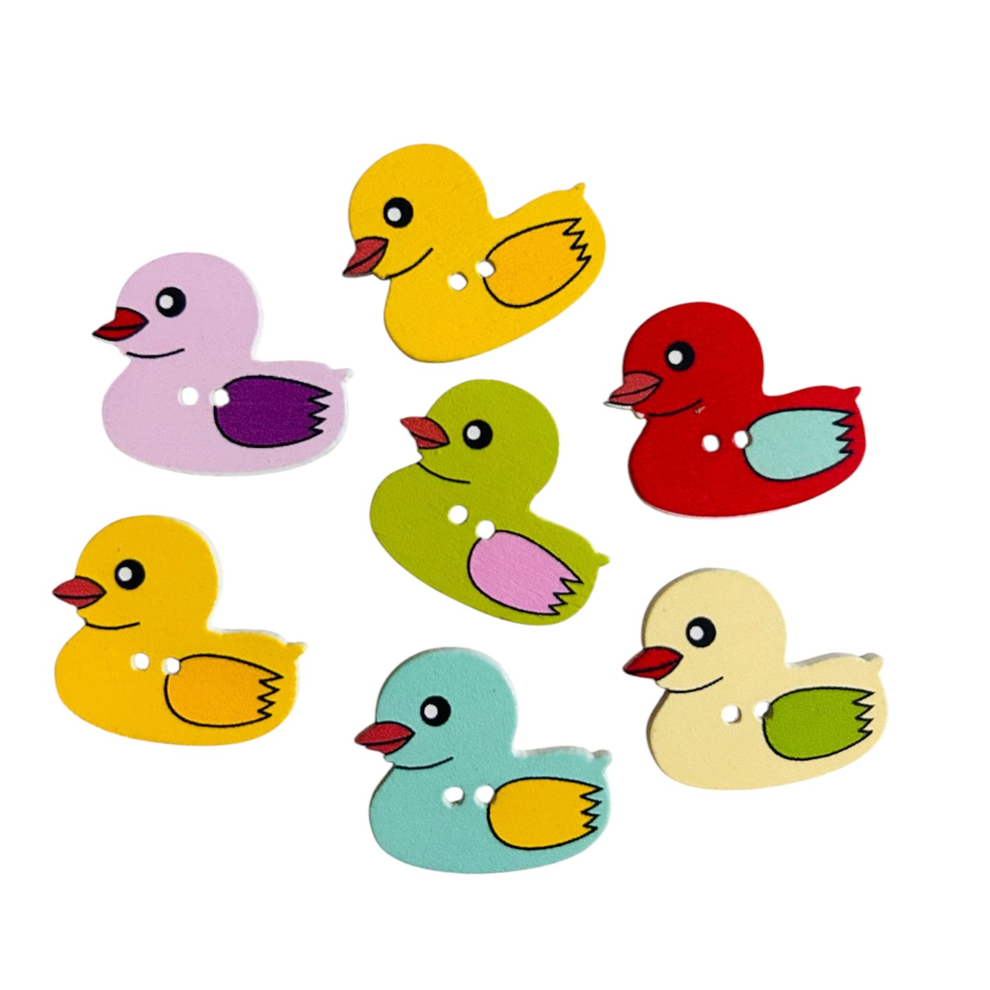 Wooden Duck Buttons