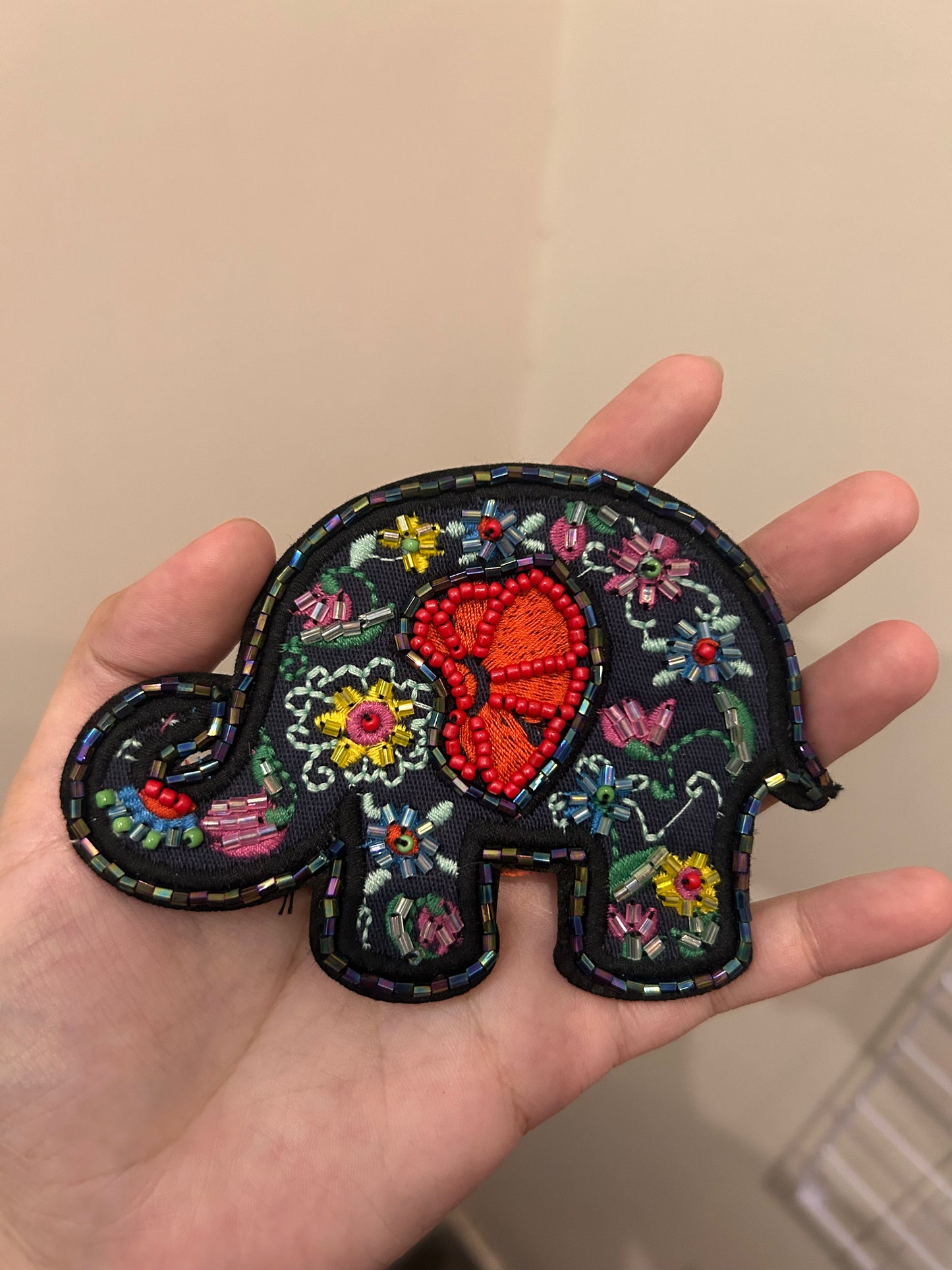 Embellished Elephant Patch (Pack of 2)