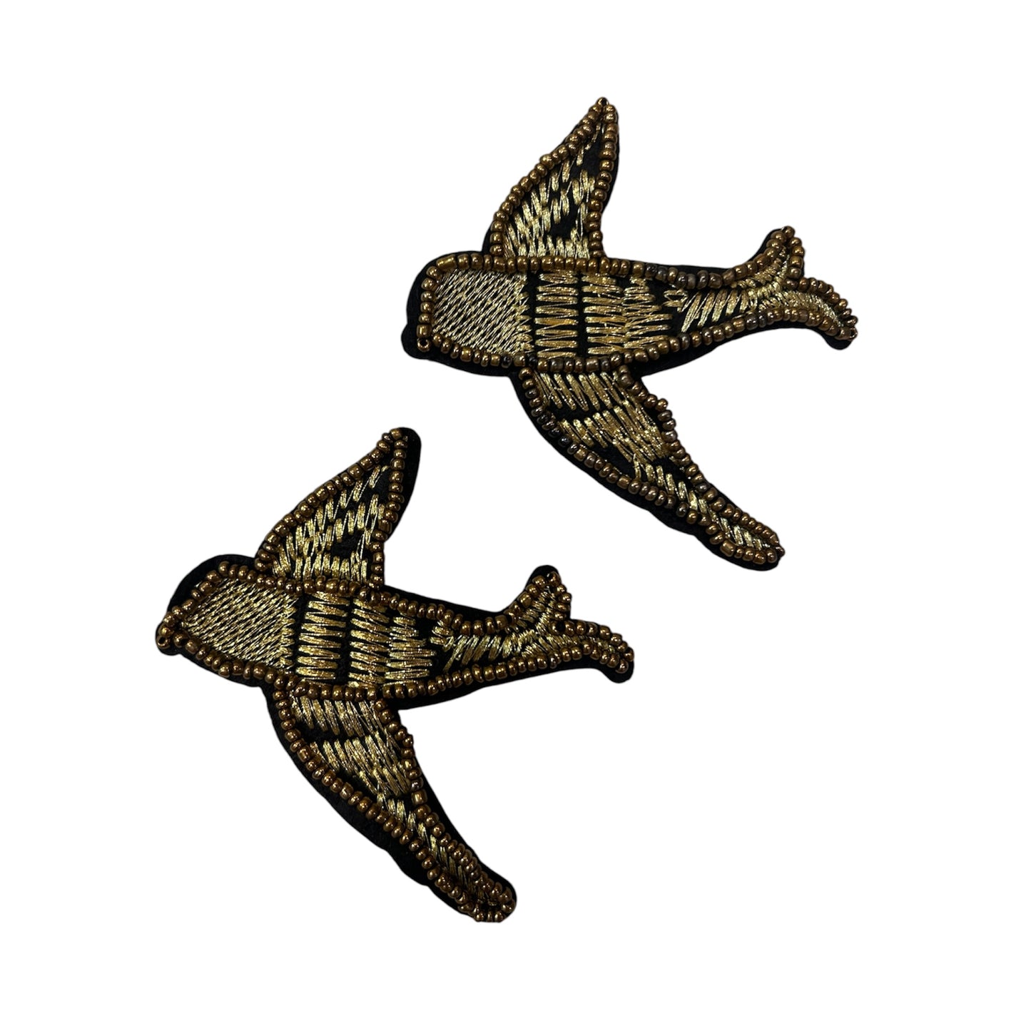Embellished Birds Patch (Pack of 2)