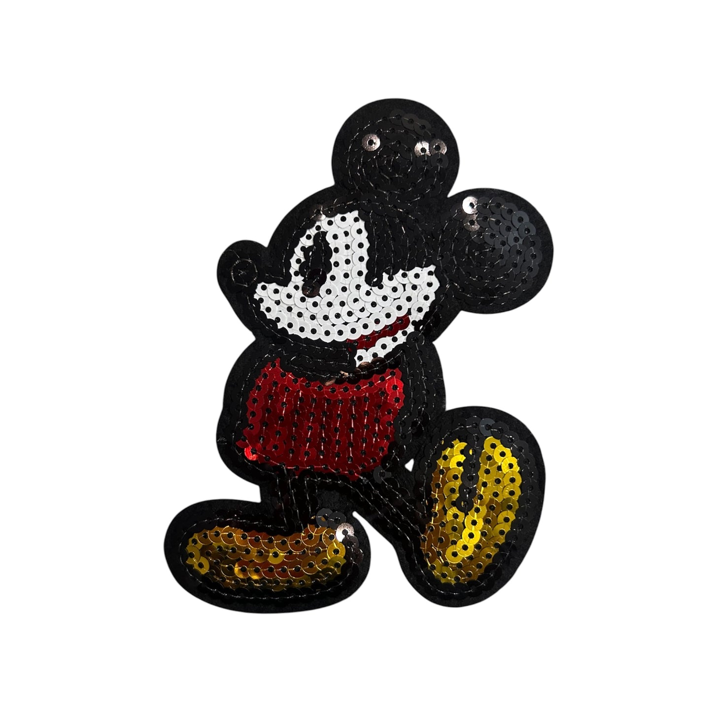 Embroided Iron On Mickey Patch