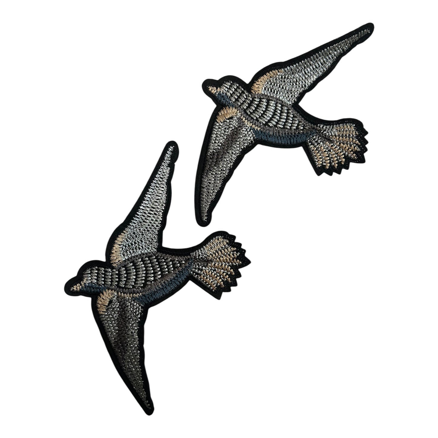 Embroided Birds Patch (Pack of 2)
