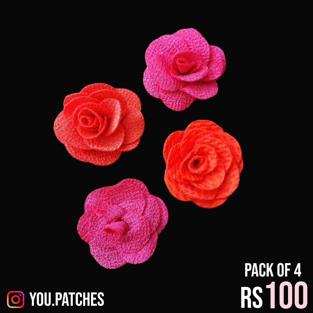 Flowers Patch (Pack of 4)