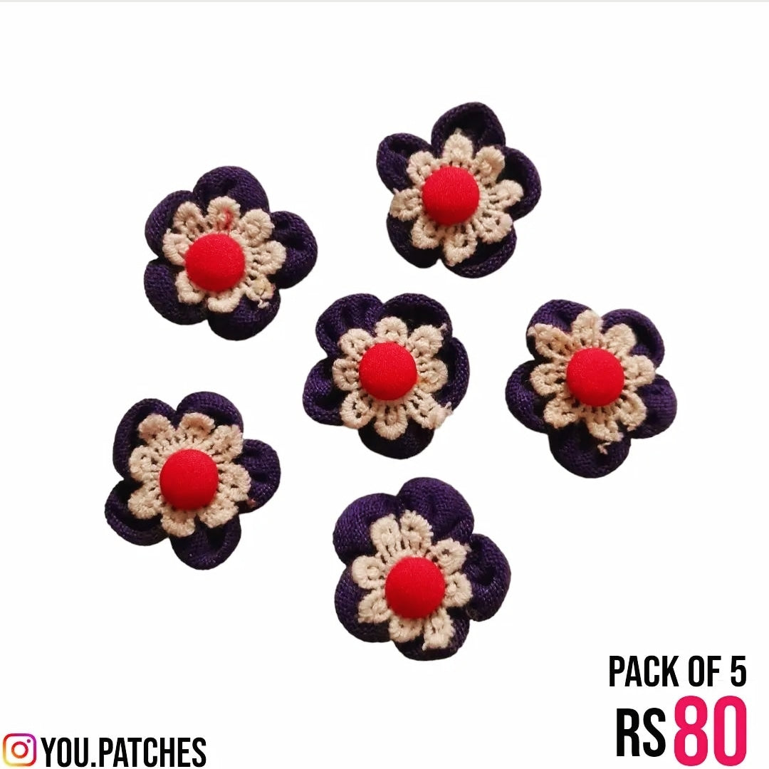Flowers Patch (Pack of 5)
