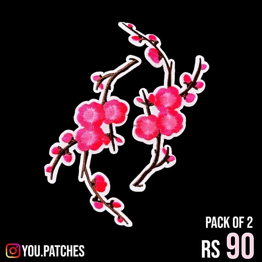 Stick on Flower Bail Patch (Pack of 2)