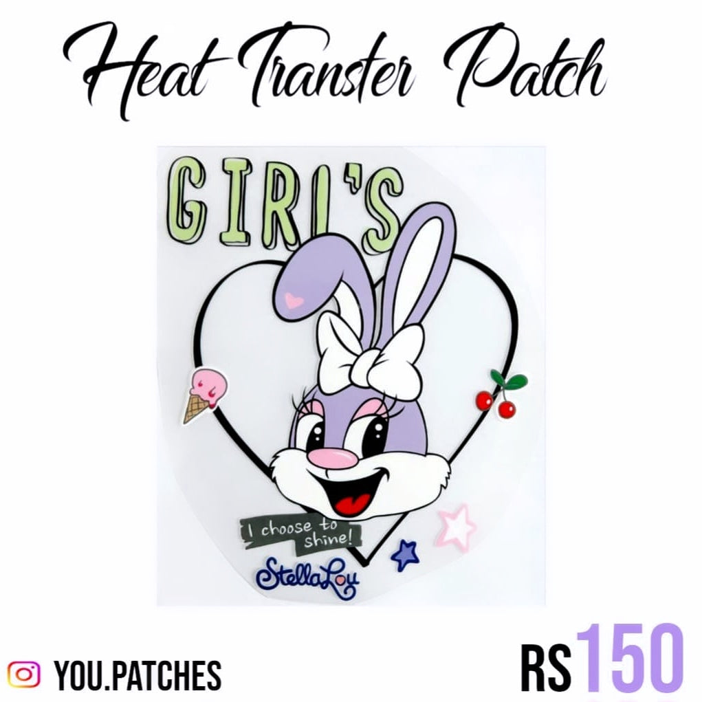 Heat Transfer Bunny Patch