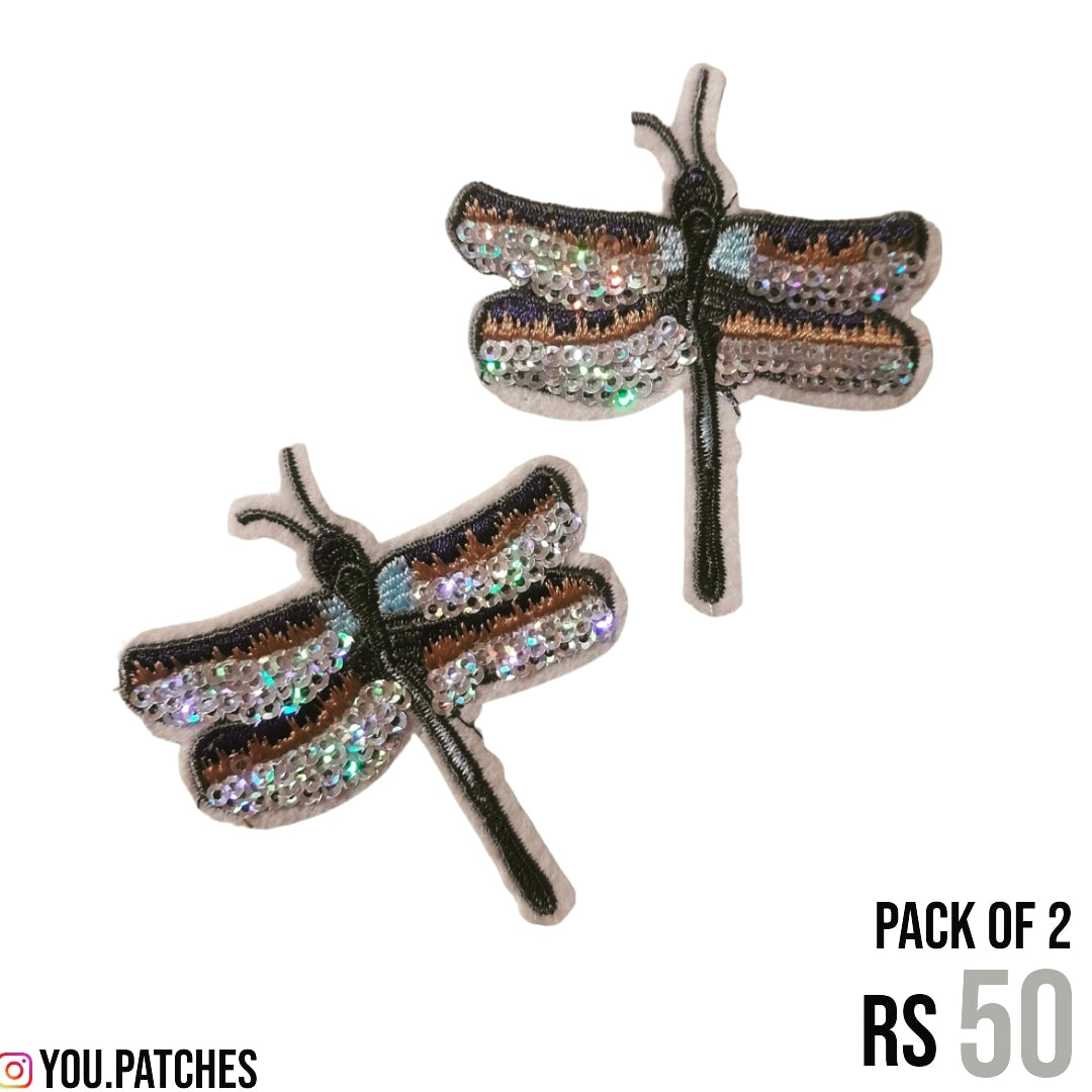 Stick On Sequenced Flies Patch (Pack of 2)
