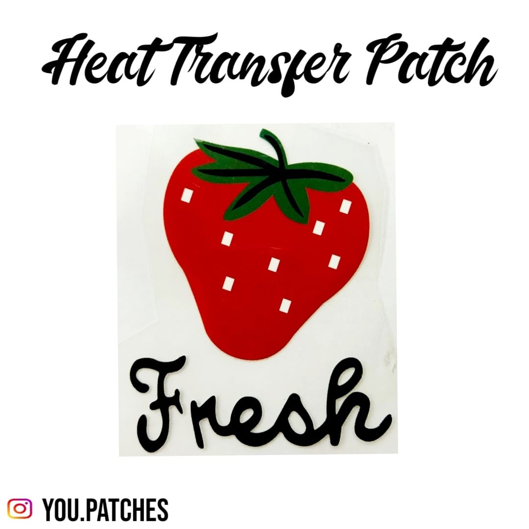 Heat Transfer Strawberry Patch