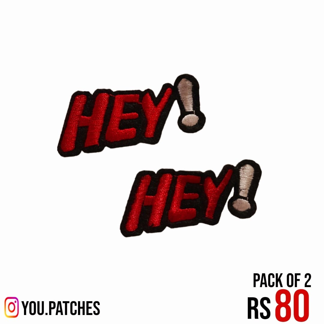 Stick on Hey Patch (Pack of 2)
