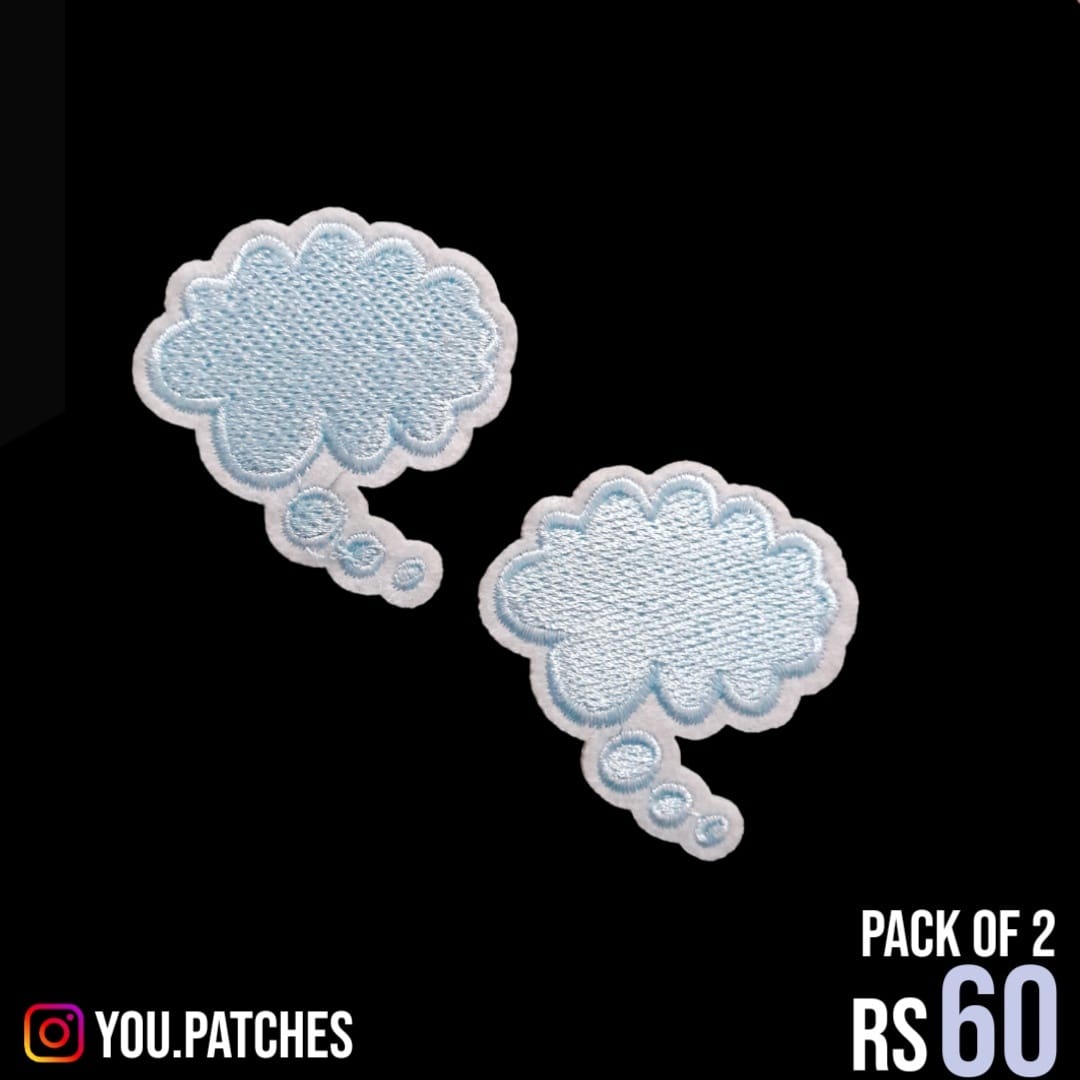 Stick on Clouds Patch (Pack of 2)