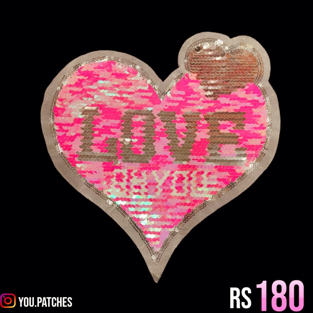 Reversible Sequence "Love" Patch