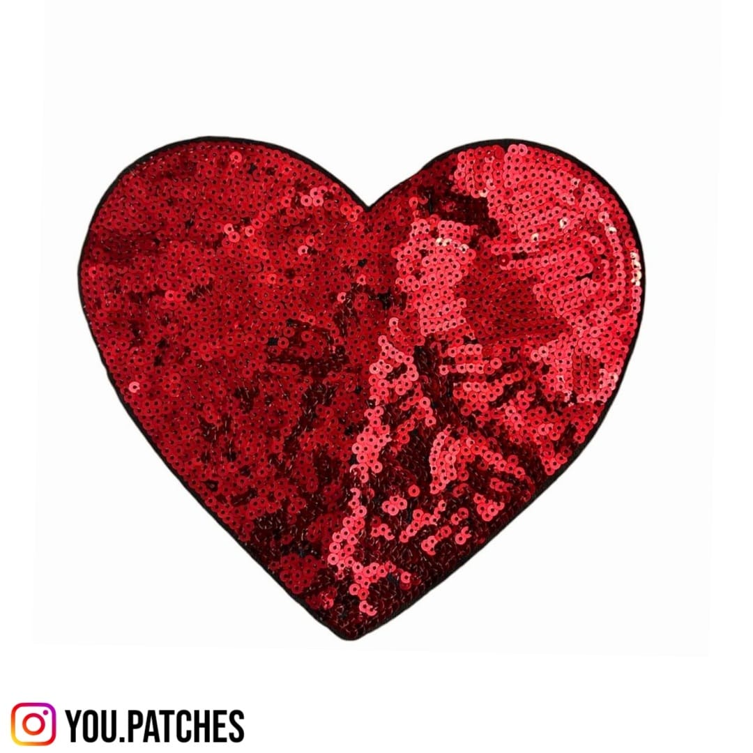 Stick on Sequenced Red Heart