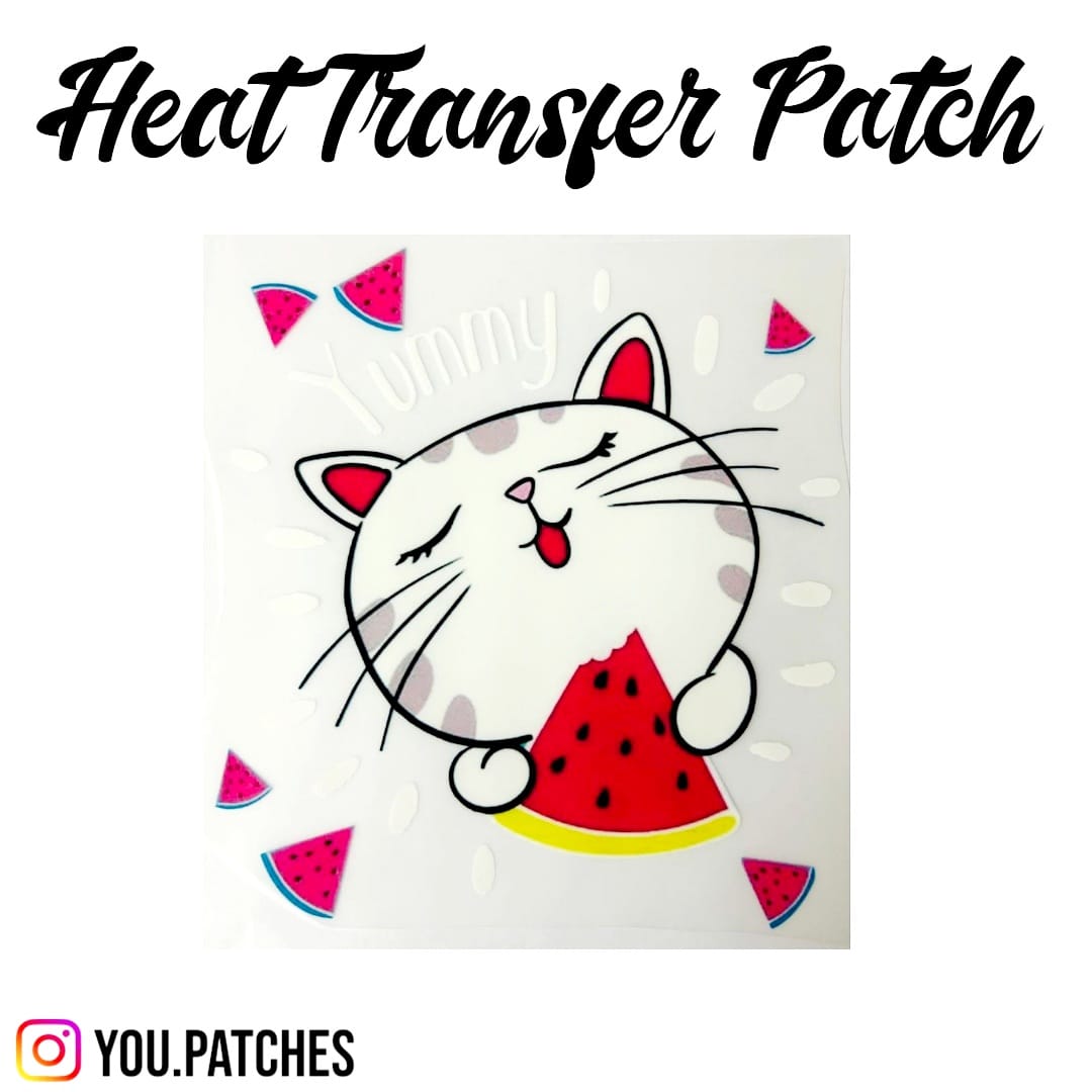 Heat Transfer Cat Patch