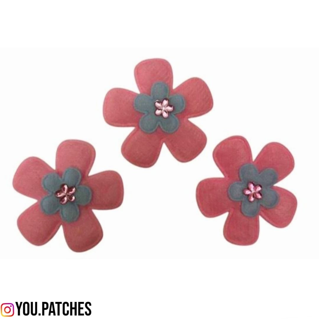 Foamic Flowers Patch (Pack of 3)