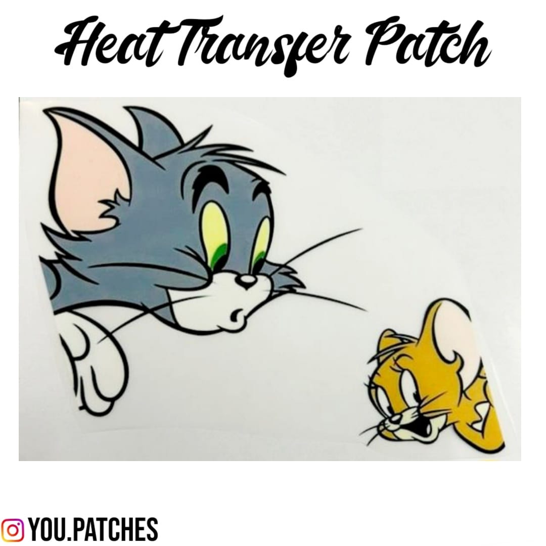 Heat Transfer Tom N Jerry Patch