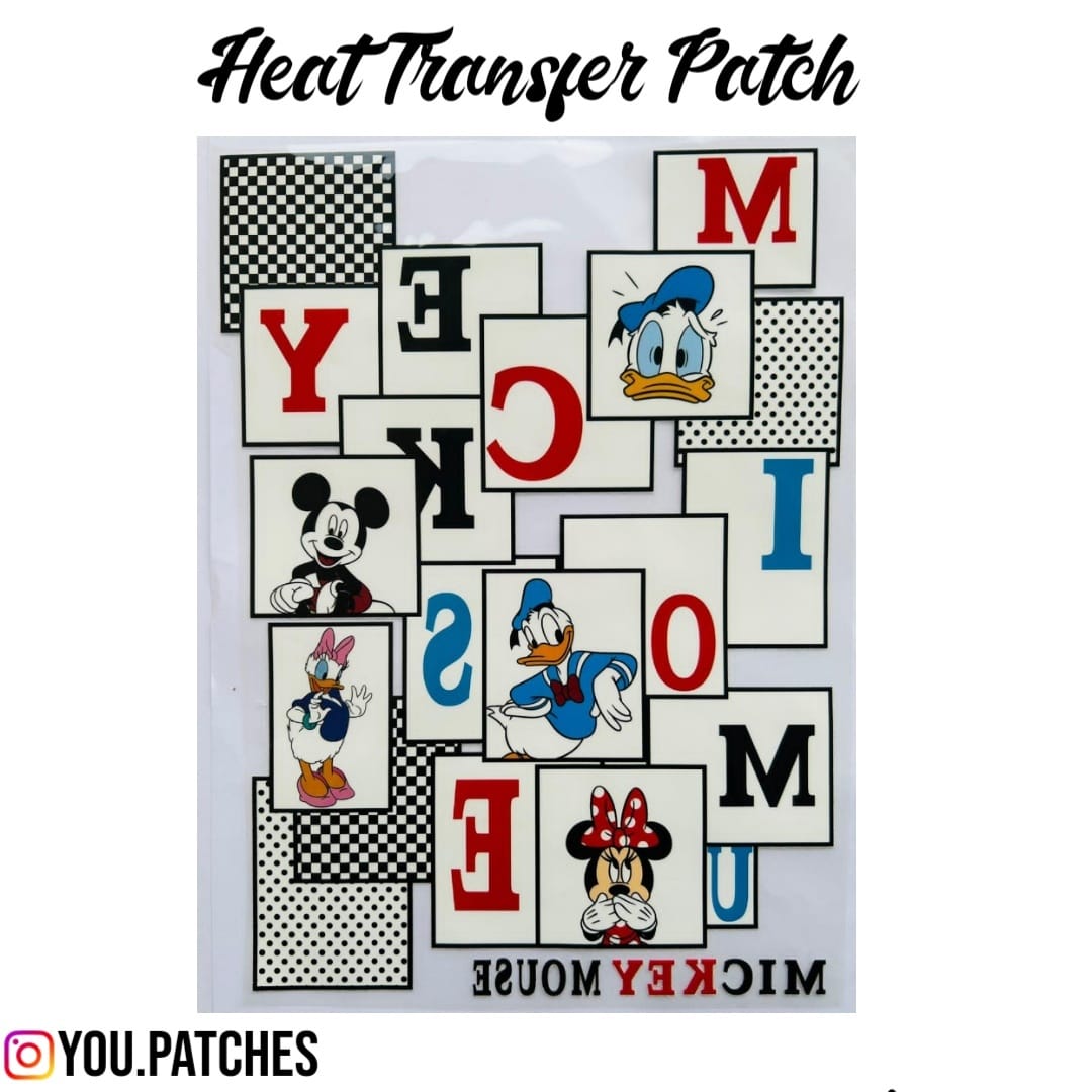 Heat Transfer Mickey Patch