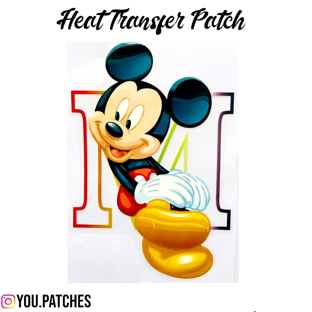 Heat Transfer Mickey Patch