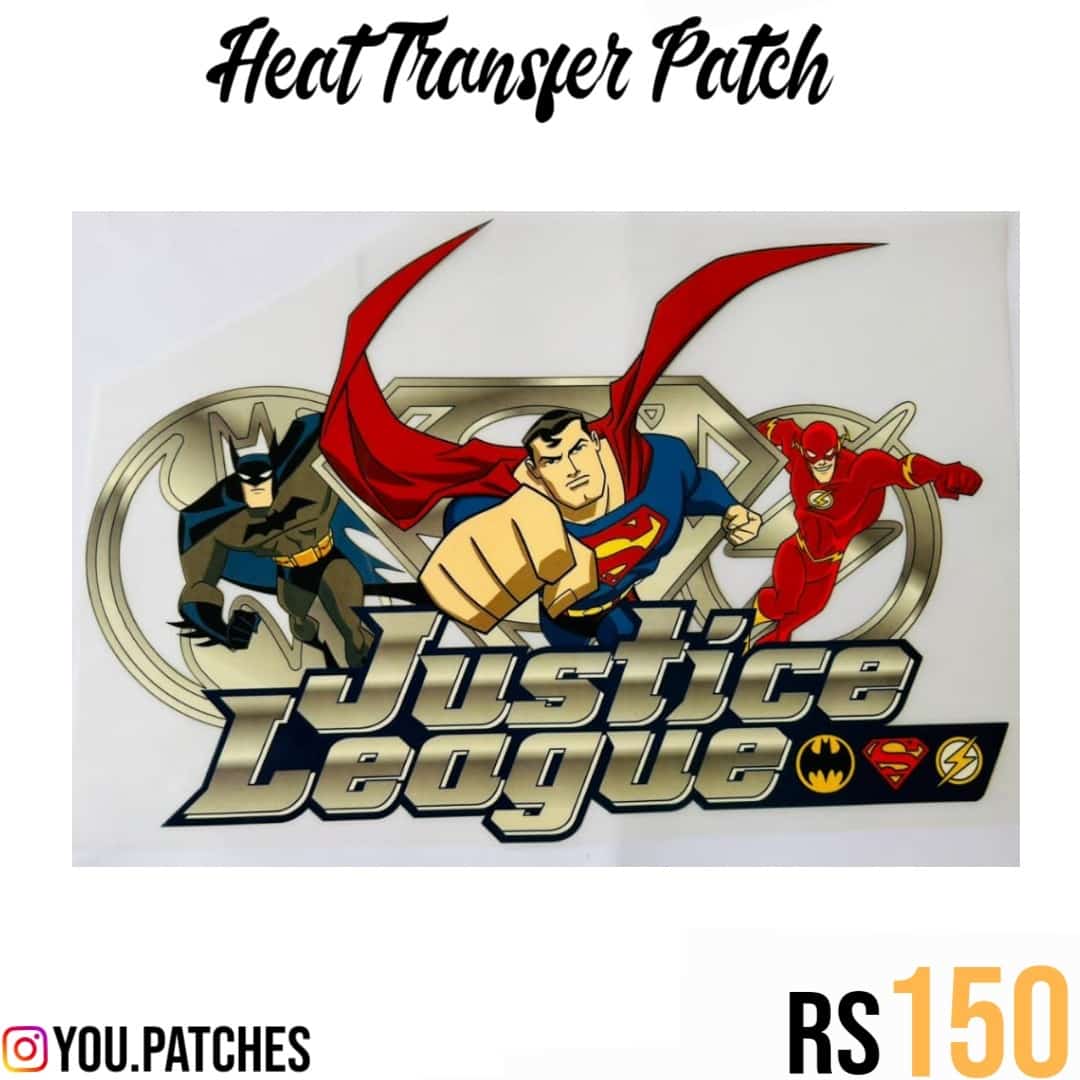 Heat Transfer SuperHeroes Patch