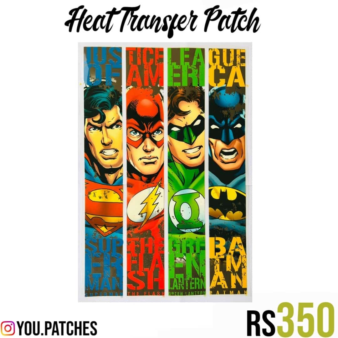 Heat Transfer Superheroes Patch