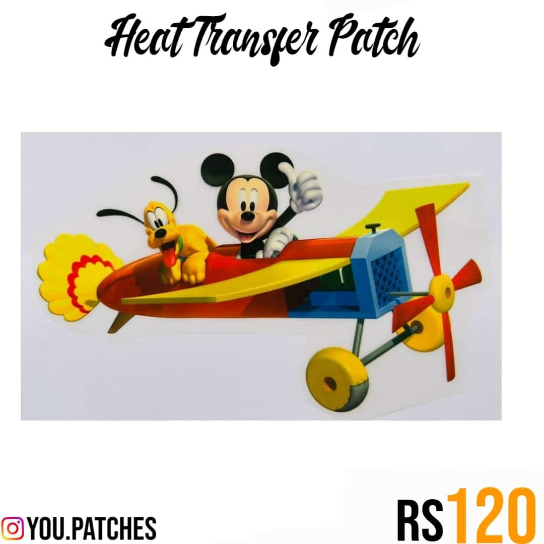 Heat Transfer Mickey Patch