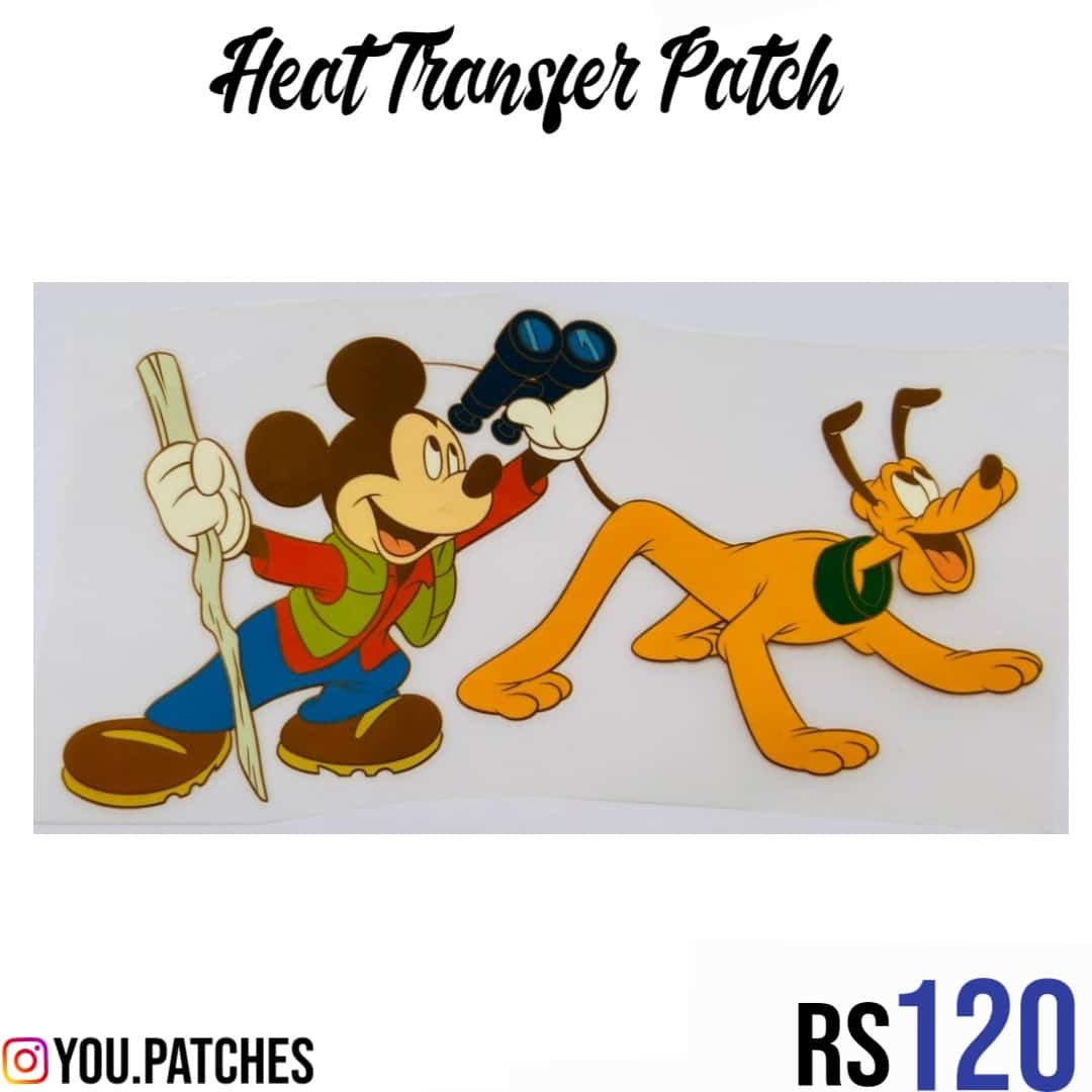 Heat Transfer Mickey Patch