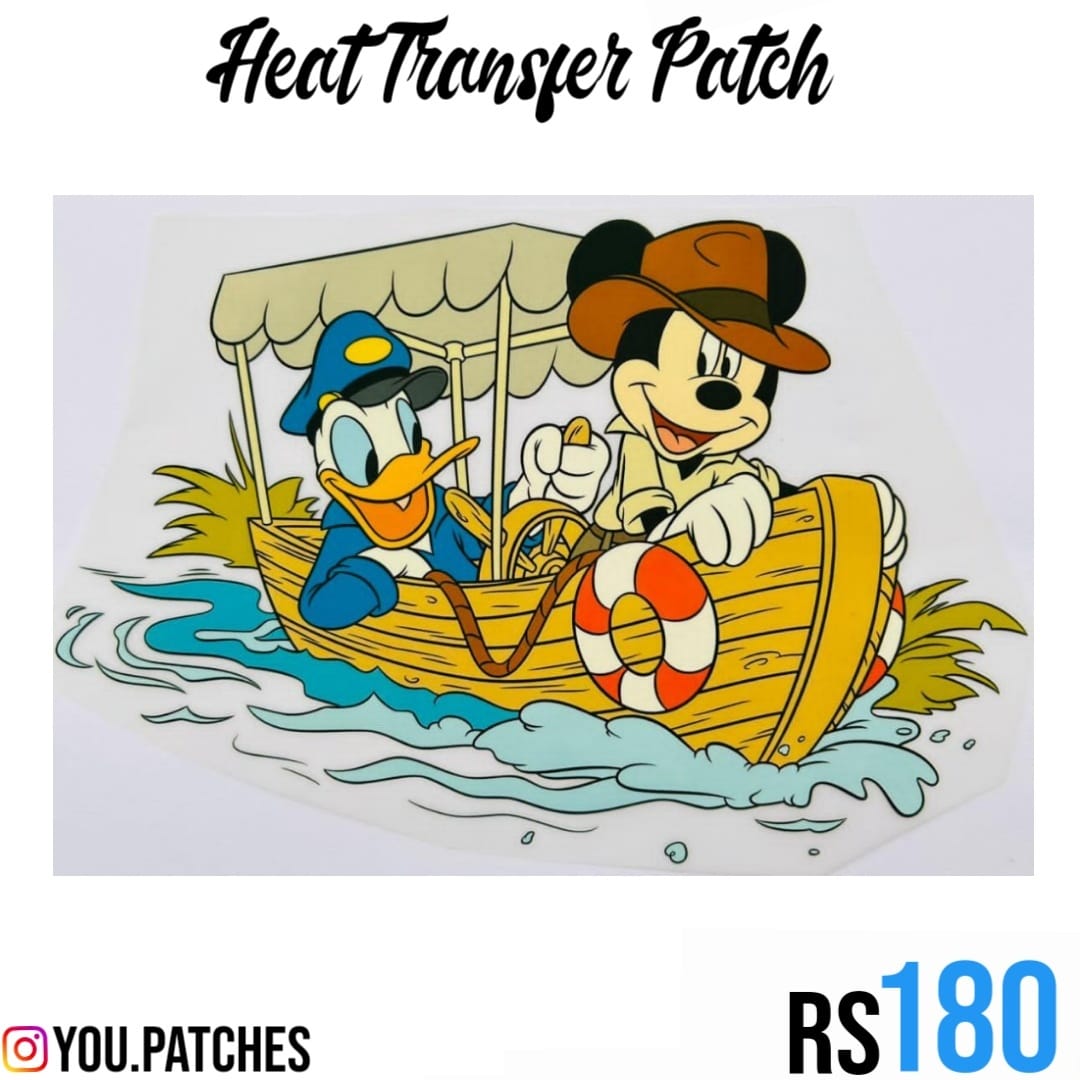 Heat Transfer Mickey Patch