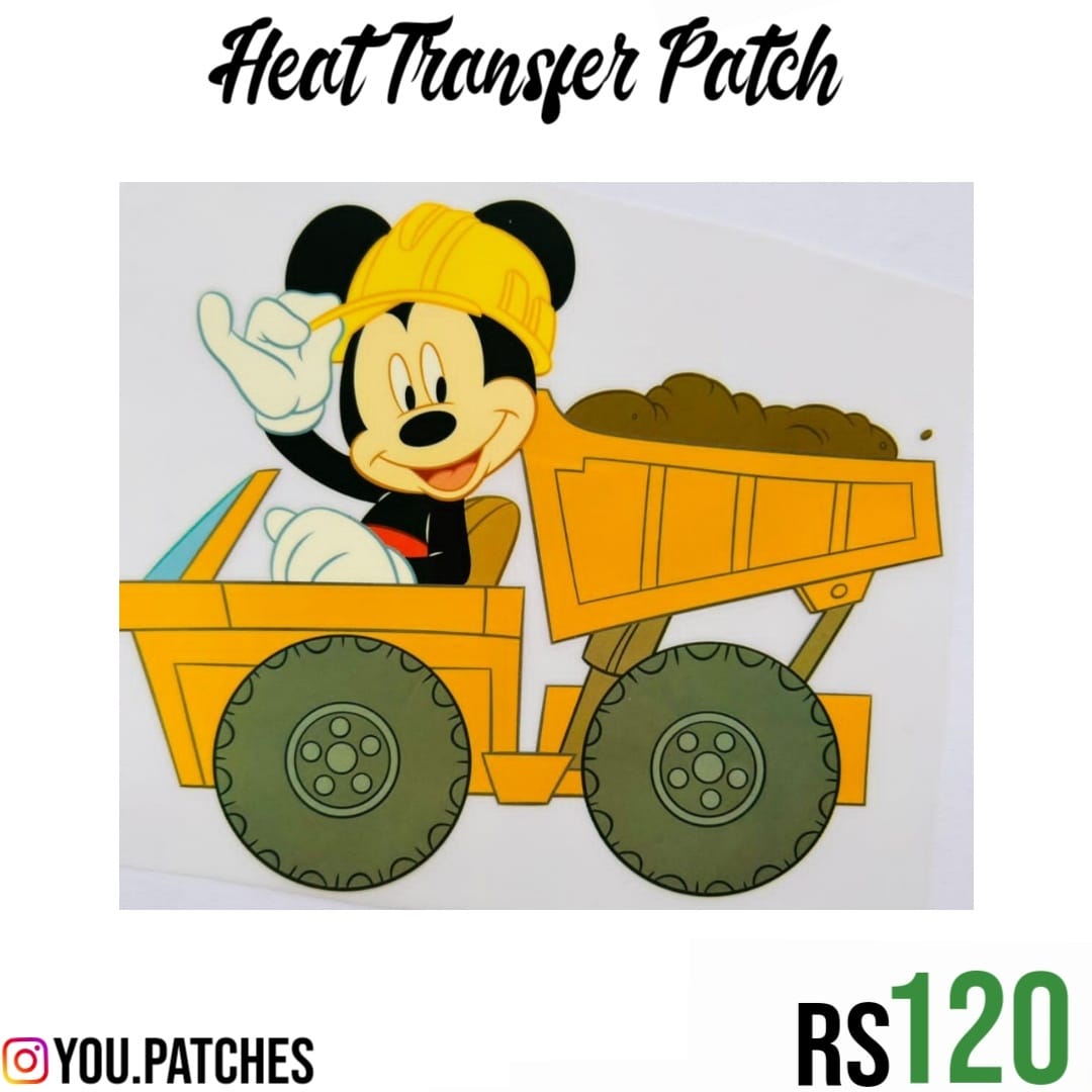 Heat Transfer Mickey Patch