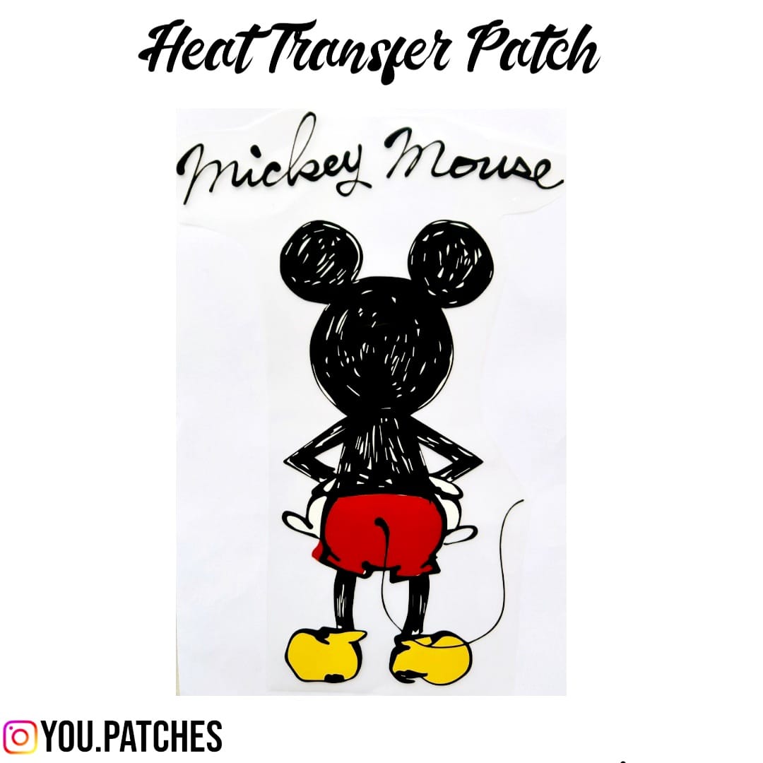 Heat Transfer Mickey Mouse Patch