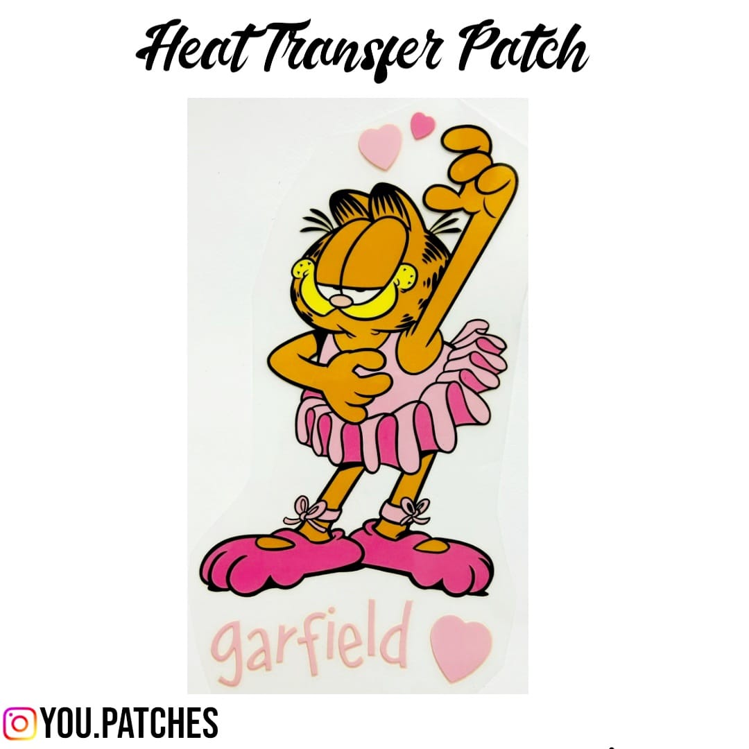 Heat Transfer Garfield Patch