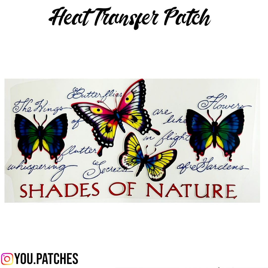Heat Transfer Butterfly Patch