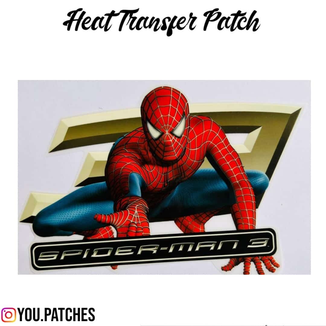 Heat Transfer Spiderman patch