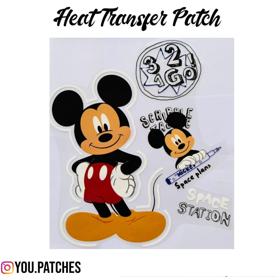 Heat Transfer Mickey Patch