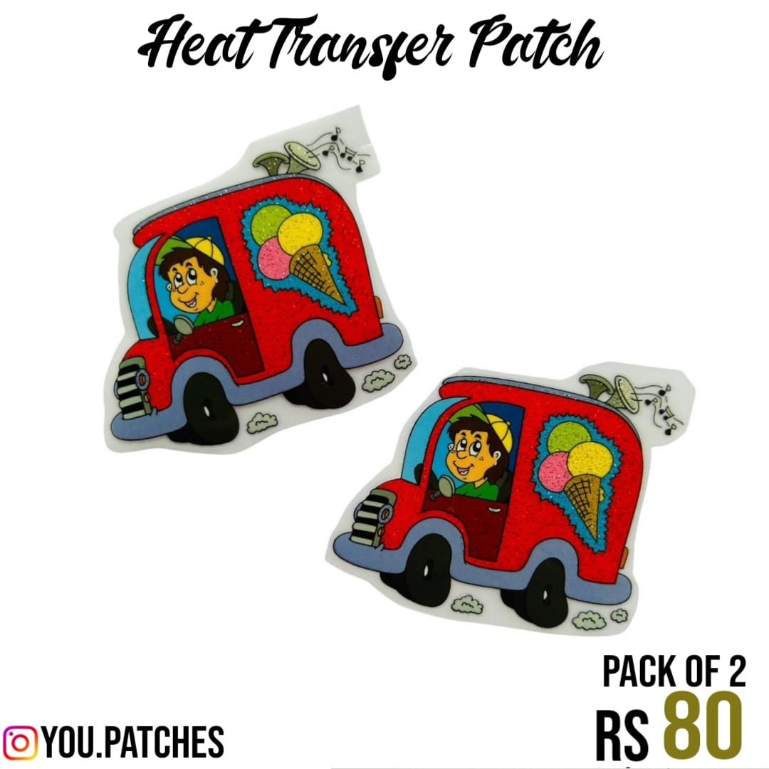 Heat Transfer Car Patch (Pack of 2)
