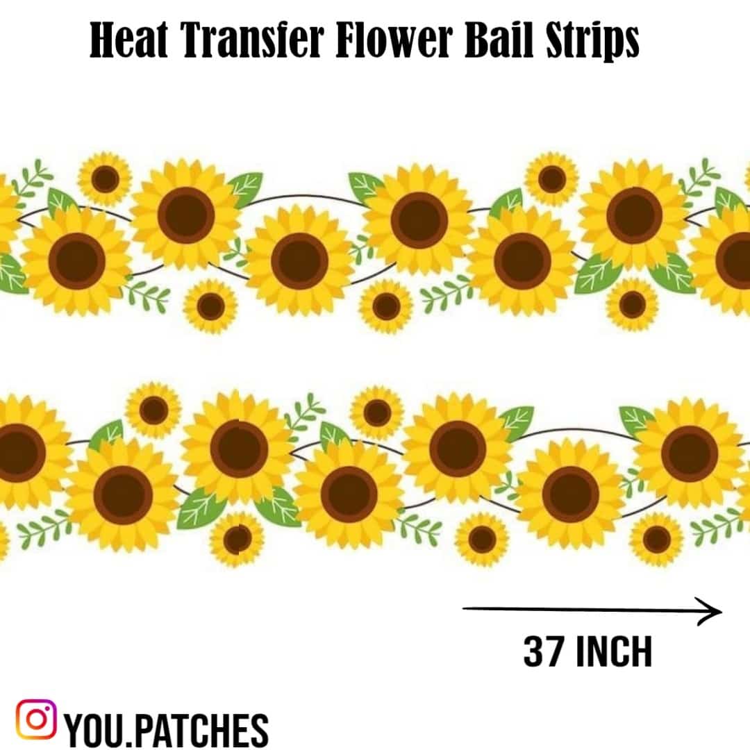 Heat Transfer Sunflower Strip