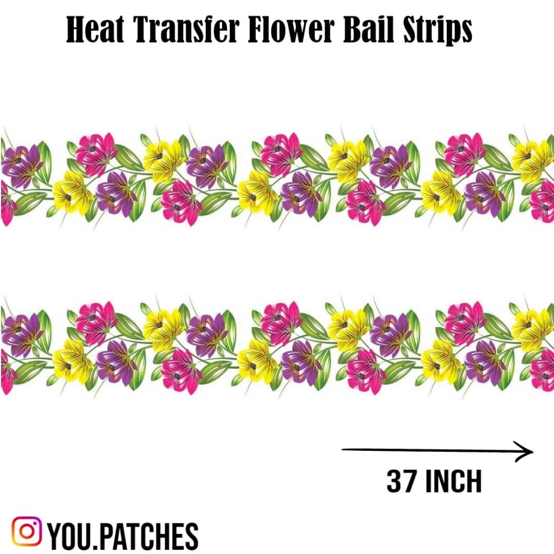Heat Transfer Flower Strip