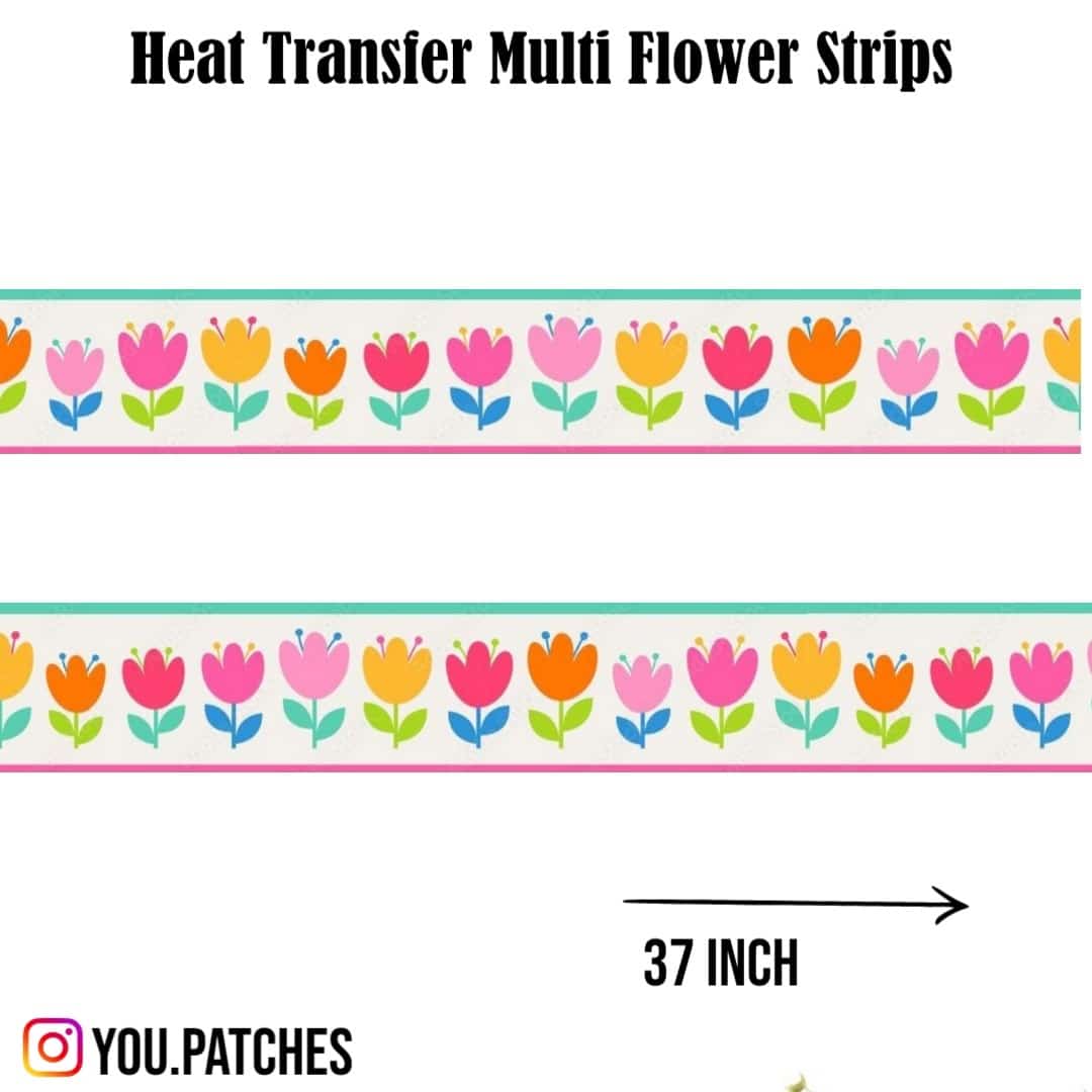 Heat Transfer Flower Bail Strip