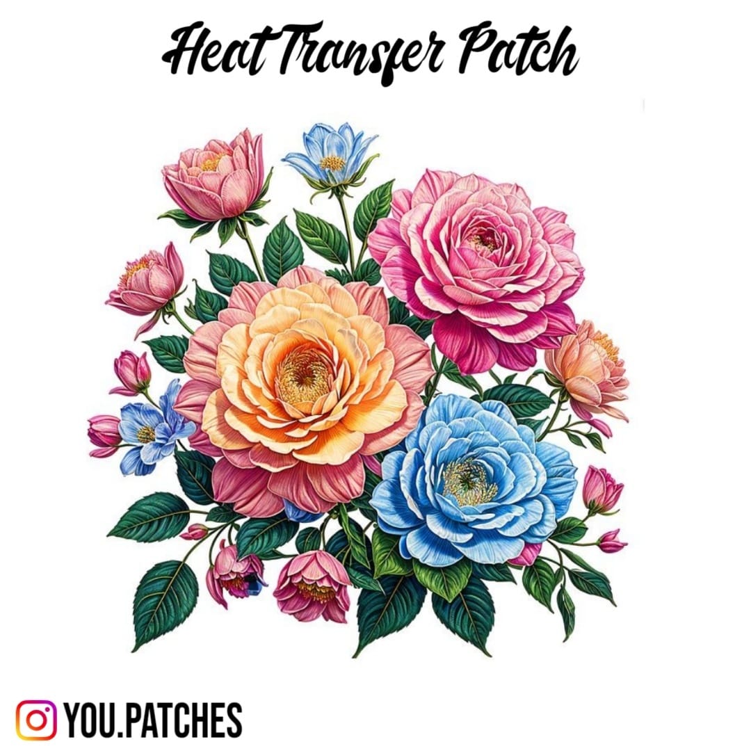 Heat transfer Flower Patch