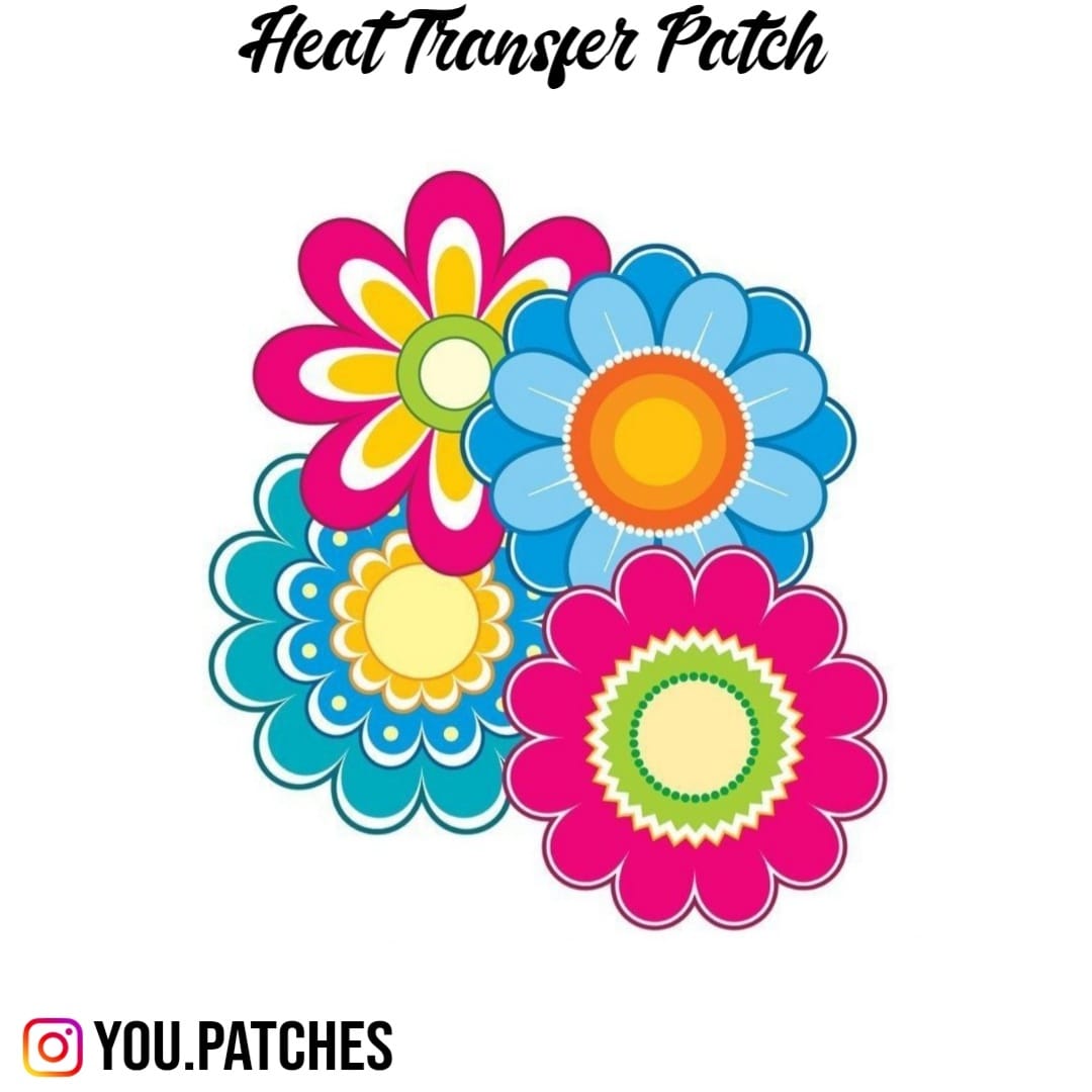Heat Transfer Flower Patch
