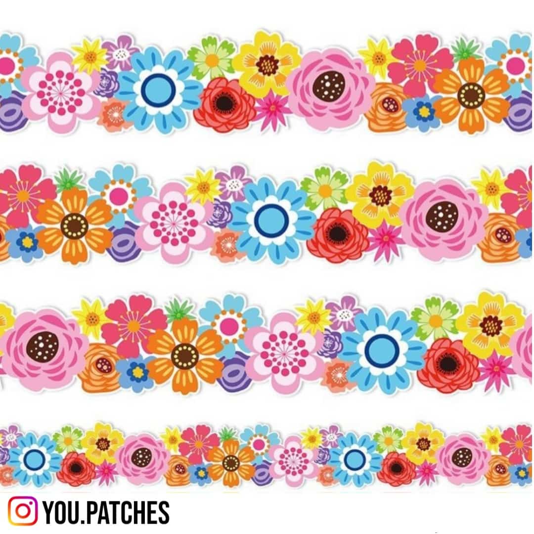 Heat Transfer Multi Flower Strips