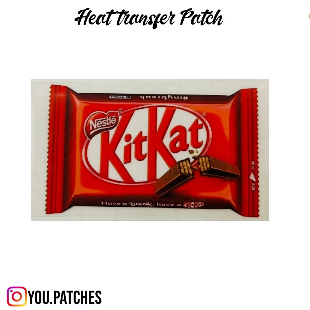 Heat Transfer Kit Kat Patch