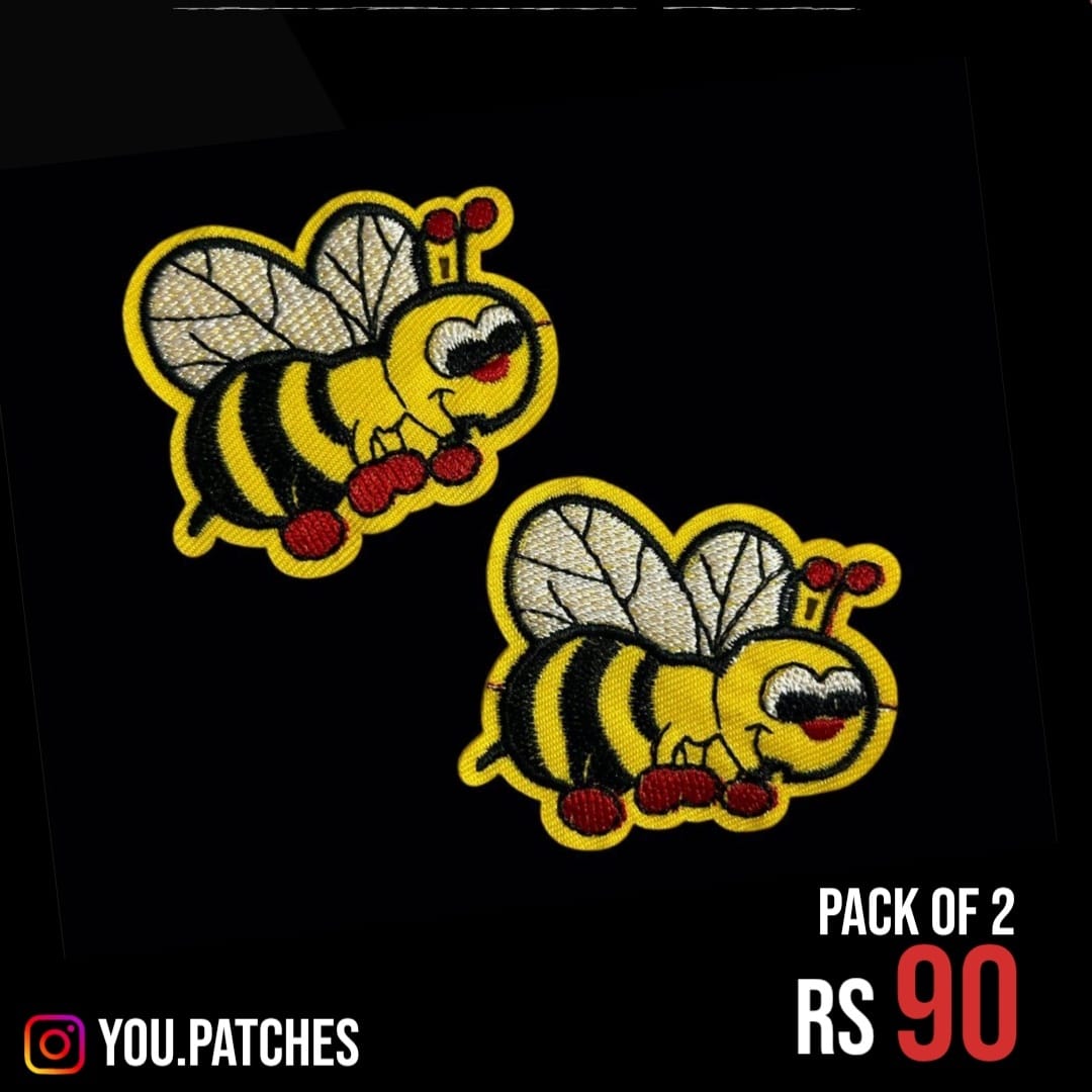 Stick on Bee Patch (Pack of 2)