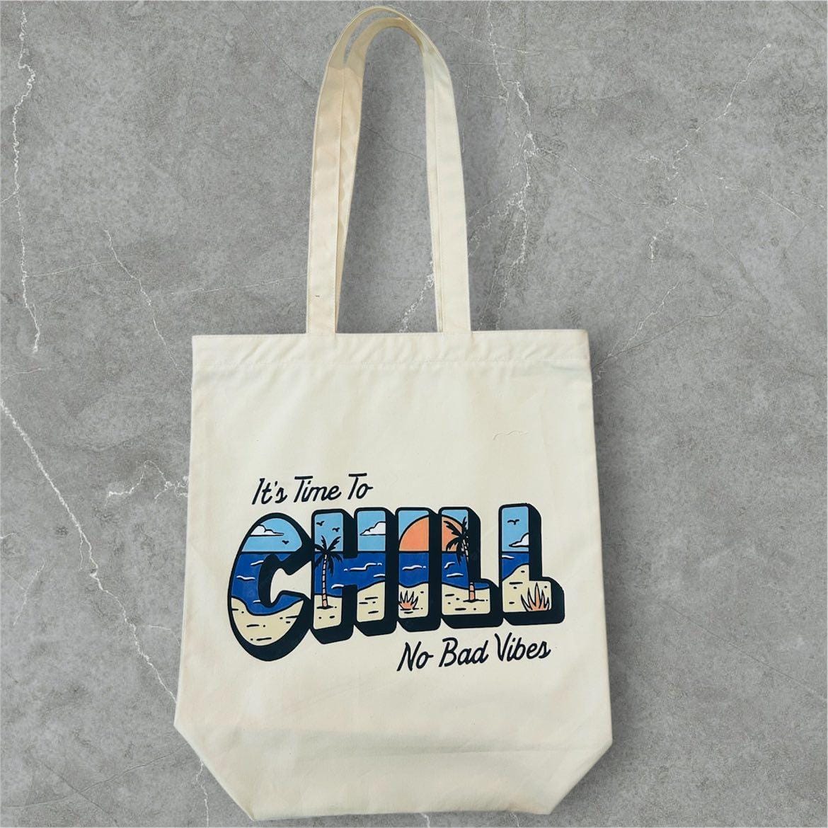Canvas Tote Bag With Zip